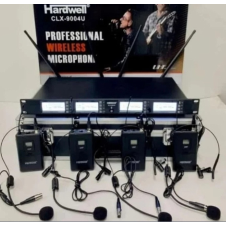 Mic Wireless Clip On Headset Hardwel Clx 9004U Clx9004U Original