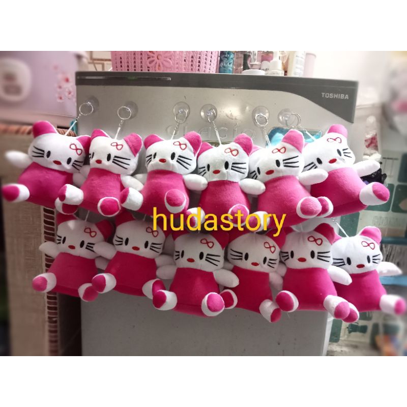Boneka Gantungan kaca mobil HELLO kity putih size S  isi 12 pcs  termurah, #Boneka gantungan kaca mo