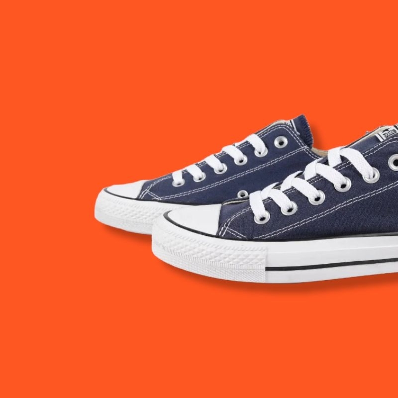 [BISA COD] CONVERSE CLASSIC LOW NAVY PREMIUM