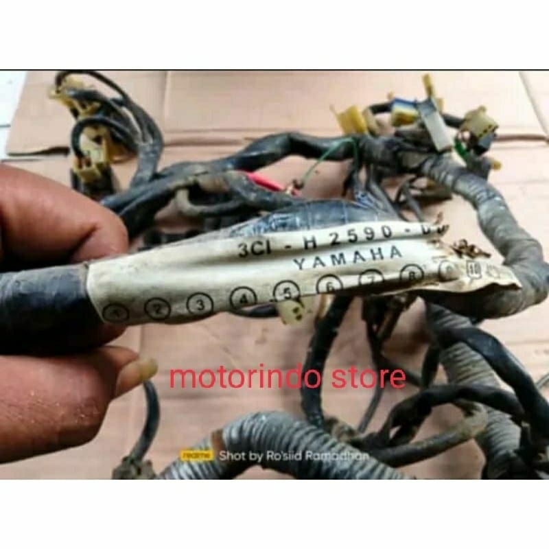 kabel body motor vixion lama old original copotan