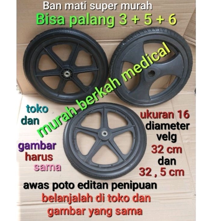 Ban mati 16 kursi roda produk terbaru harga termurah