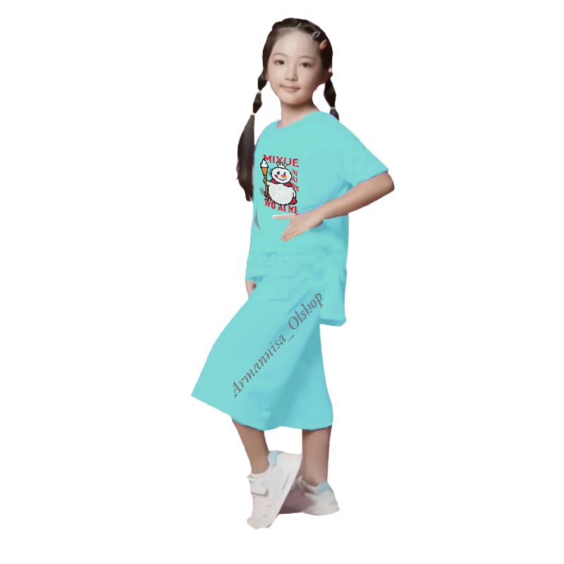 stelan mixue anak terbaru baju anak viral stelan anak murah
