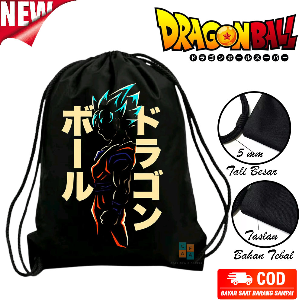 Tas Serut Futsal Carakter / Tas Stringbag Multi  Fungsi / Tas Perlengkapan Olahraga &amp; Sekolah