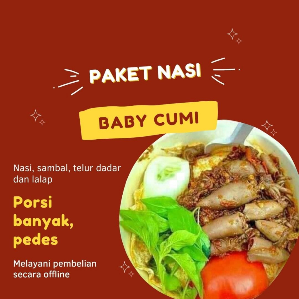 

Paket Nasi Sambal Baby Cumi