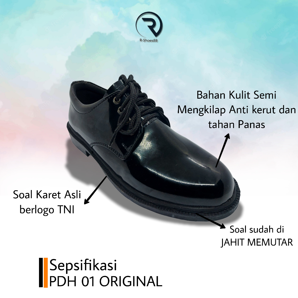 Sepatu Pdh Pendek Tni Ad Sepatu Pdh Polri Kerja Sepatu Pdh Dinas TNI Polri Polisi Sepatu Pdh Satpam Sepatu Pdh Security Kilap Sepatu FORMAL Fantofel Dinas PDH TNI AD POLRI POLISI SATPAM SECURITY Sepatu PDH Murah