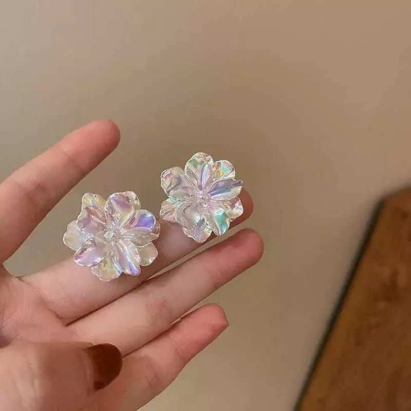 Anting Klip Telinga Hologram/Anting Jepit