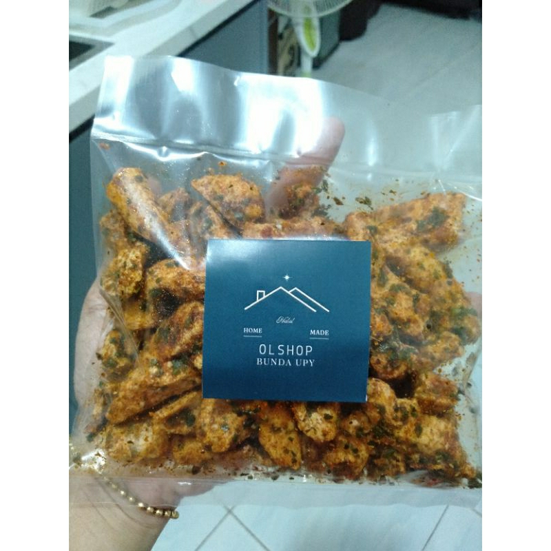 

Basreng pedas daun jeruk 500 gram