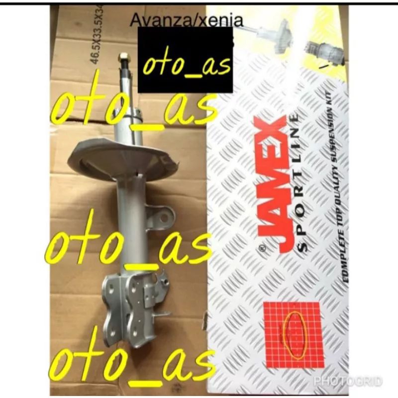 shock breaker merk jamex premium toyota veloz / avanza depan 2012-ON