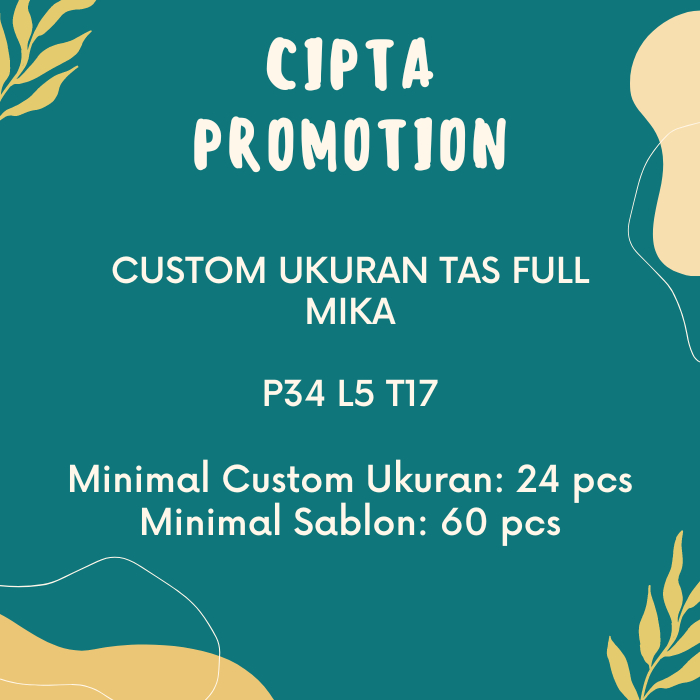 

Custom Order | Tas Full Mika Ukuran P34 L5 T17