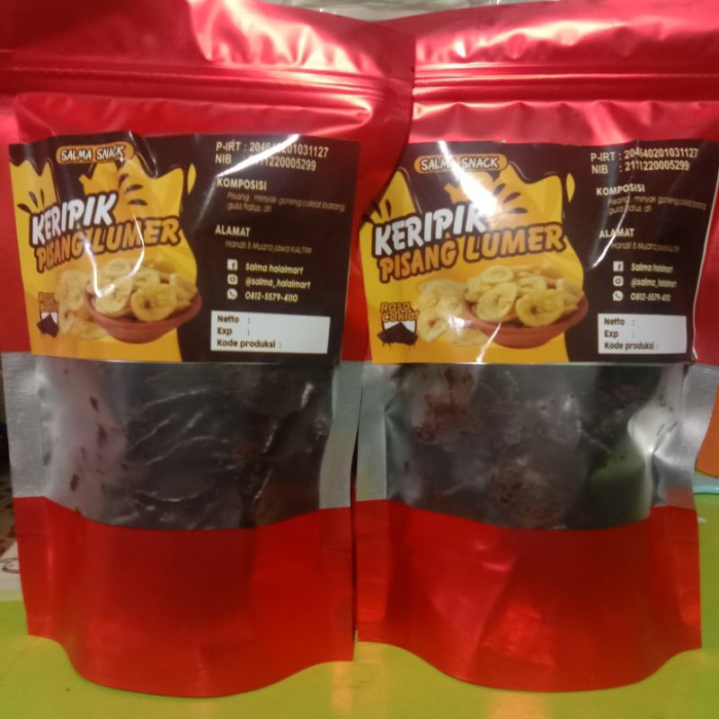 

KRIPIK PISANG LUMER DCC PAKE COKLAT BATANG 100 GRAM