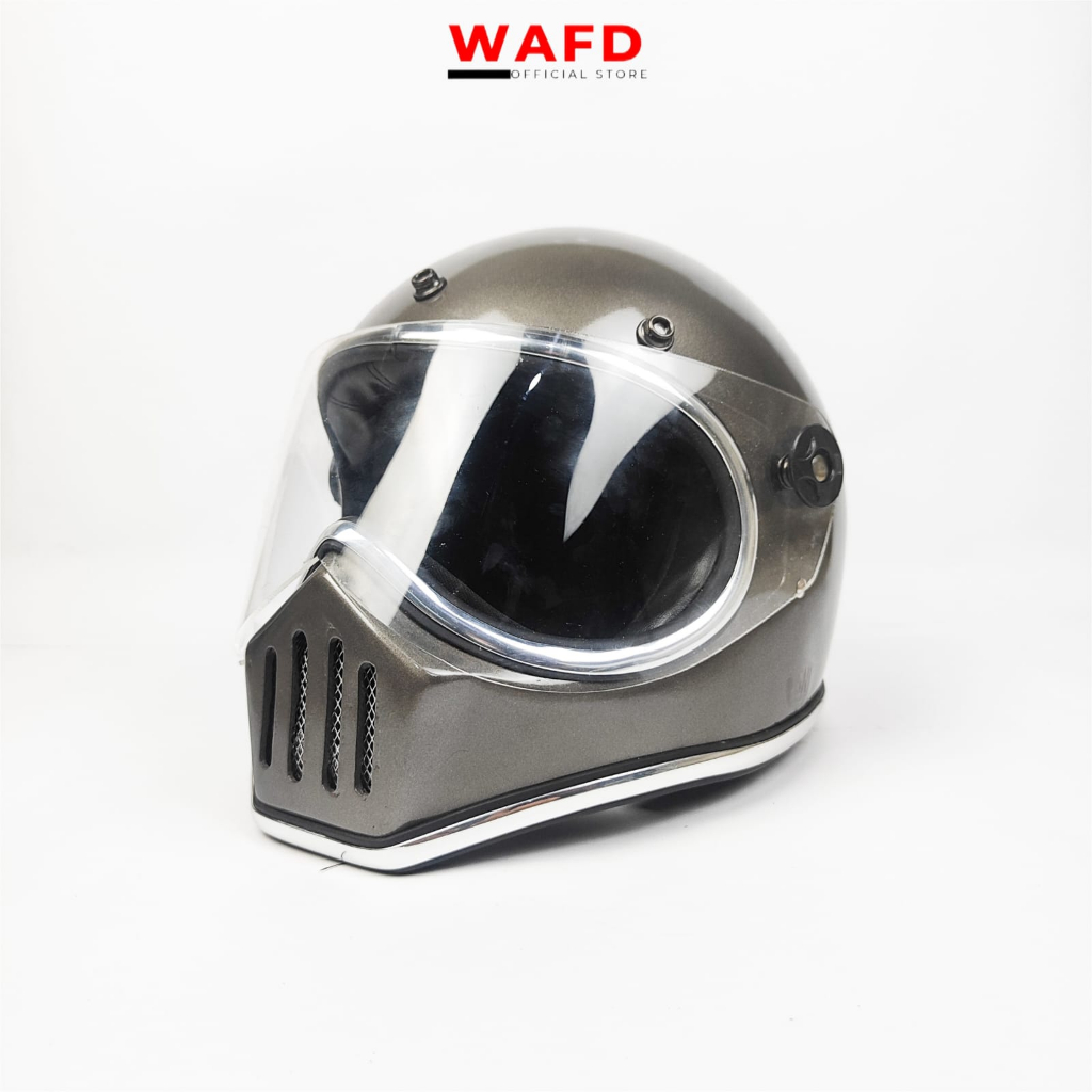 Helm Cakil Hah Helm Vol2 Custom Warna grey