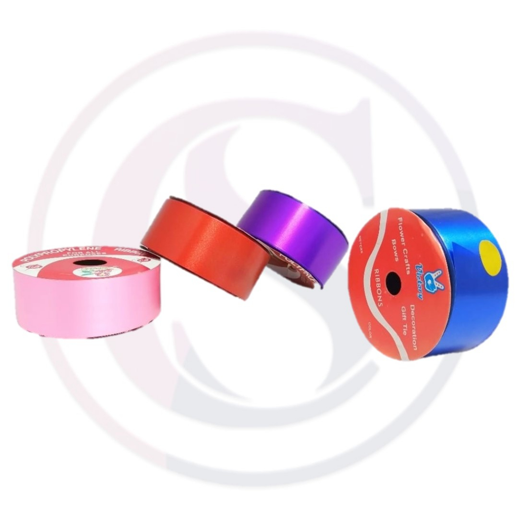 

Pita kado besar / pita jepang / pita kertas 3.5 cm / 3.8 cm warna polos