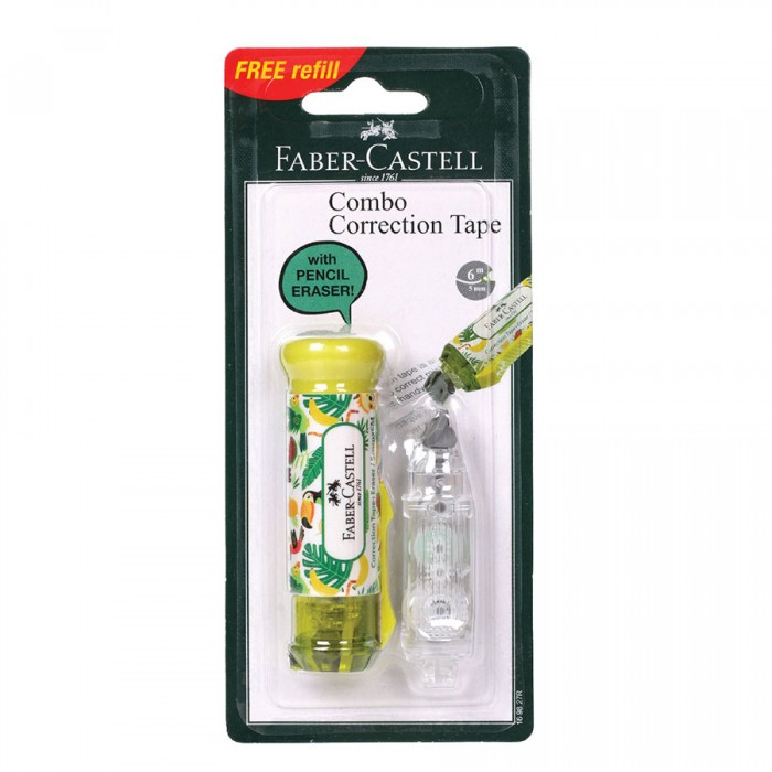 

Faber Castell Combo Correction Tape + 1 Refill