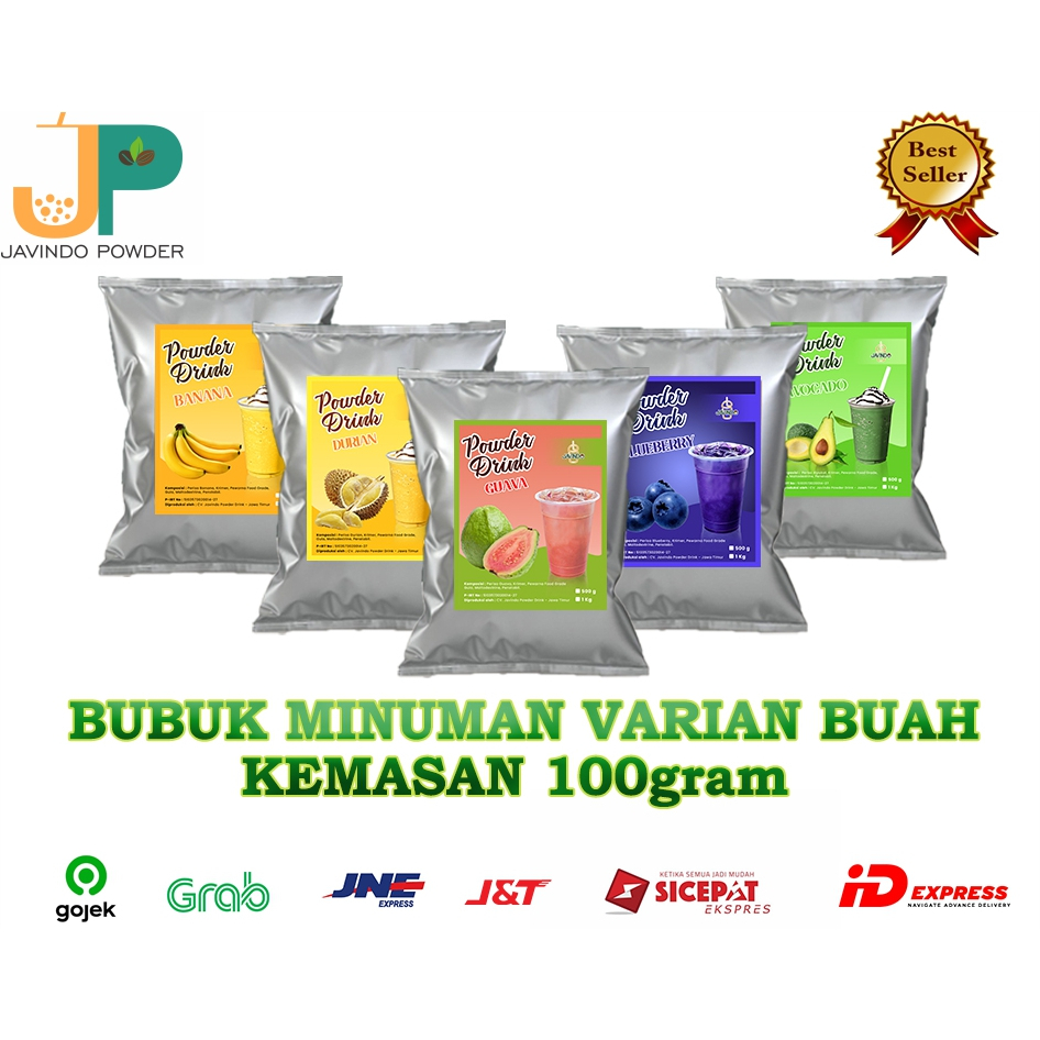 

Bubuk Minuman Reguler Bubble Drink Powder Varian Buah 100 Grm