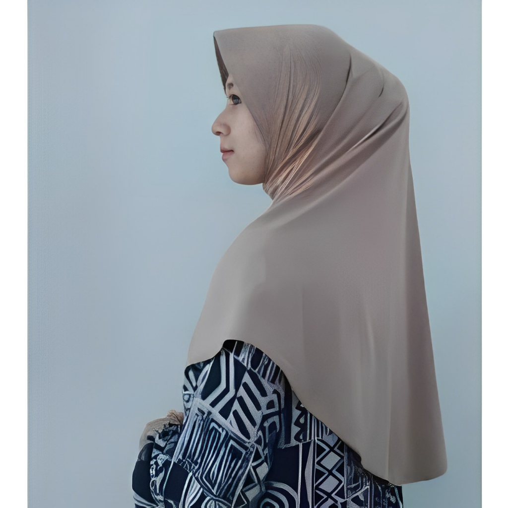 HIJAB INSTAN POLOS SEDADA OVAL PAD SEDANG