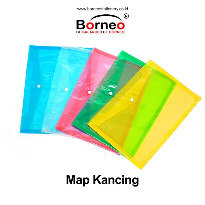 

Map Kancing Borneo - 12 PCS - Folio - Hijau
