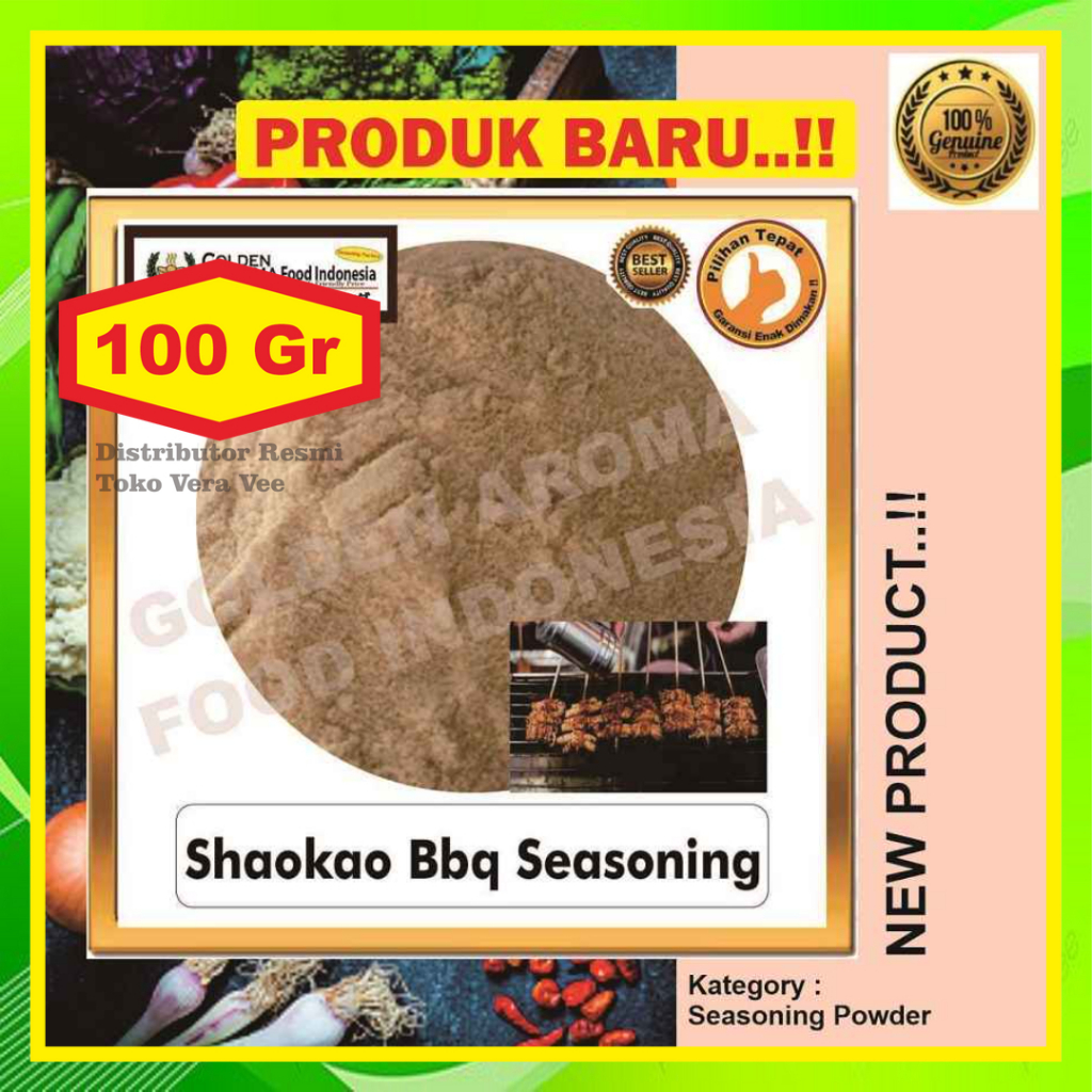 

Bumbu Tabur Rasa Shaokao BBQ Seasoning 100 GR Bubuk Tabur Shaokao BBQ Seasoning NON MSG Powder Aneka Asin Manis Gurih Terbaik Premium Enak Impor Instan Grosir Kentang Goreng Basreng Buah Cimol Kripik Pisang Keripik Singkong Makaroni Cilung Jambu G