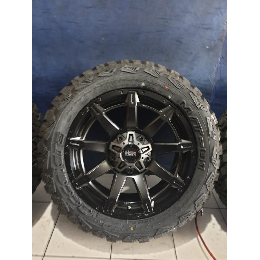 paket velg mobil fortuner pajero ranger ring 20 plush ban accelera MT