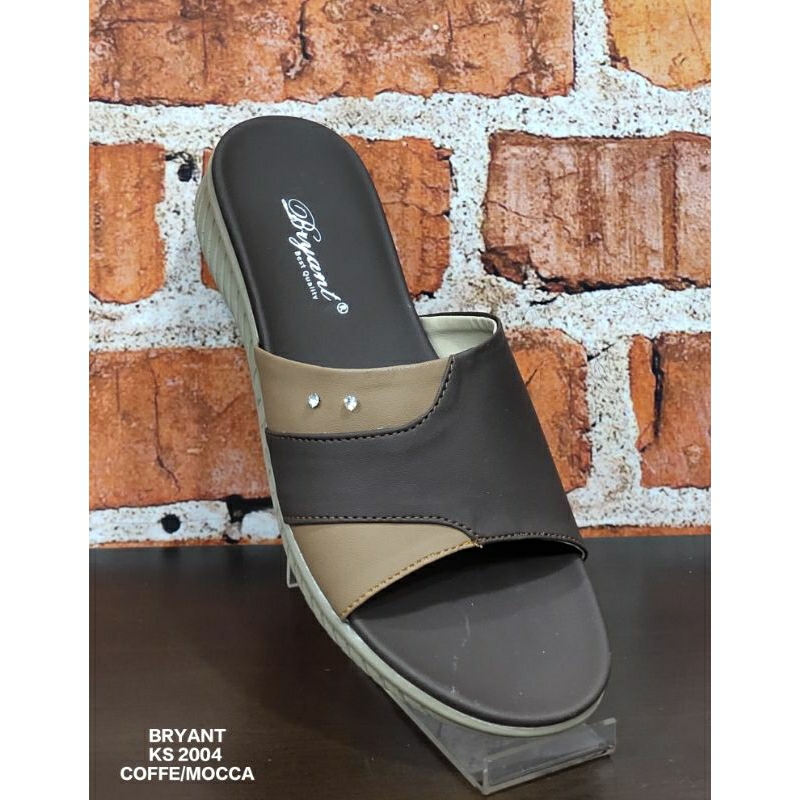 sandal cewek , sandal wanita , sandal sorong /slide BRYANT