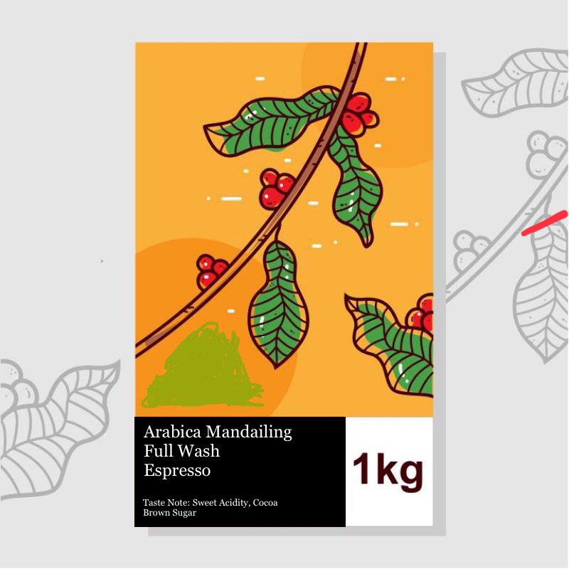 

Mandailing full arabika espresso beans