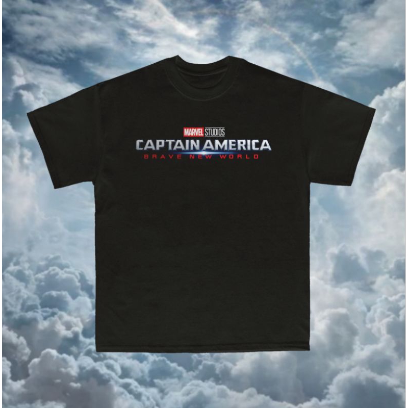 T-SHIRT KAOS MARVEL STUDIO CAPTAIN AMERICA BRAVE NEW WORLD