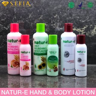 NATUR E Daily Nourishing Moisturishing | White | Revitalizing | Advanced | Hand &amp; Body Lotion | 100ml 245ml