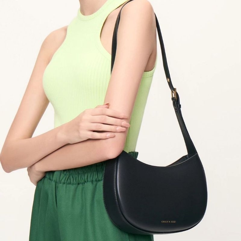 CK Curved Shoulder Bag