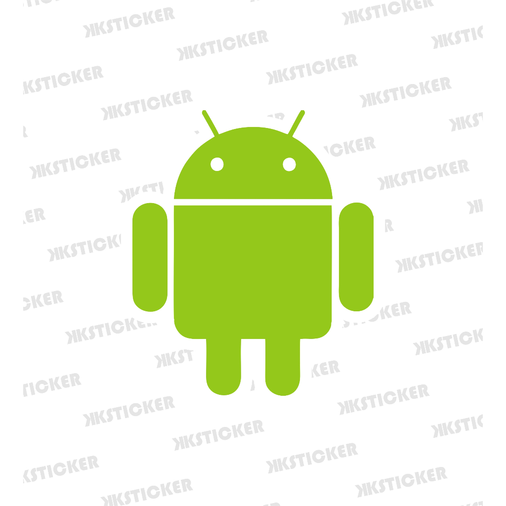 

Sticker Android | Stiker Vinyl Anti air + Laminasi