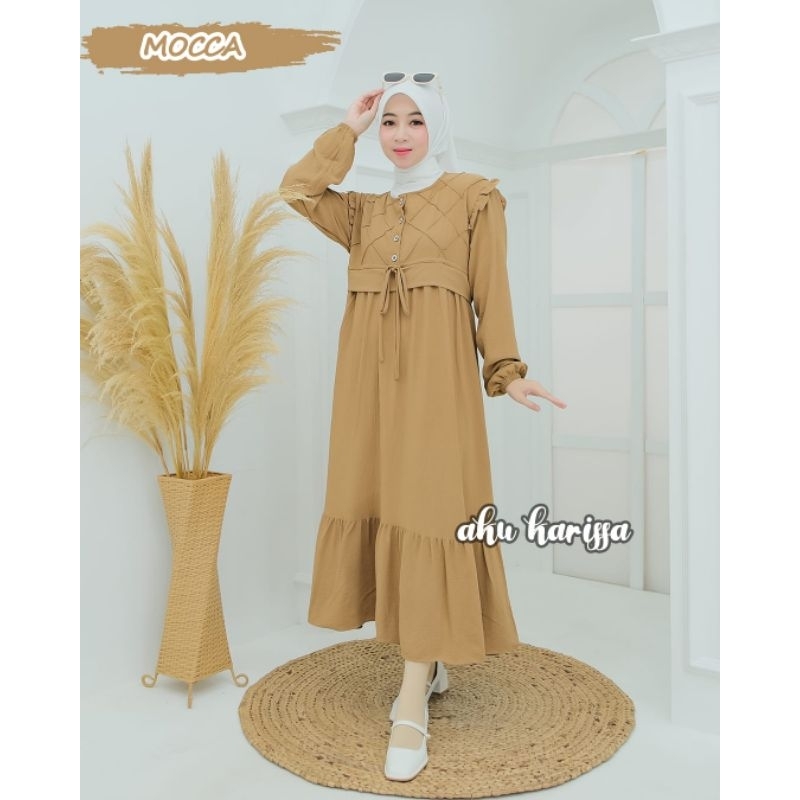 Gamis Muslimah//Afrina Meysa Midi Dress//Gamis BY AKU KARISSA