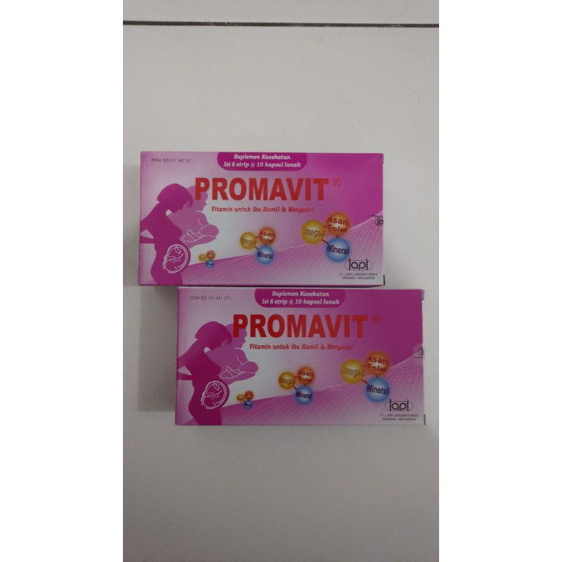 PROMAVIT Kapsul / Box / 6 Strip @ 10 Kapsul / Vitamin Ibu Hamil &amp; Menyusui