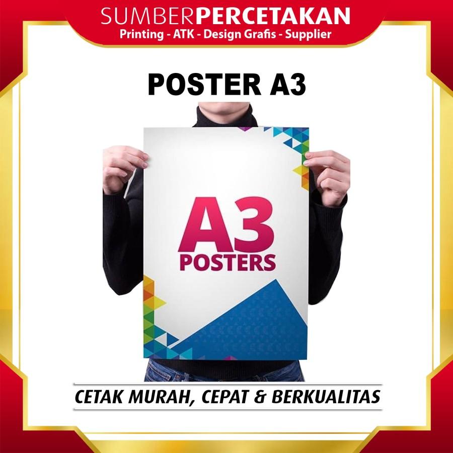 

Cetak Poster A3 | Cetak Poster Murah | Print Poster Online | SBKStore