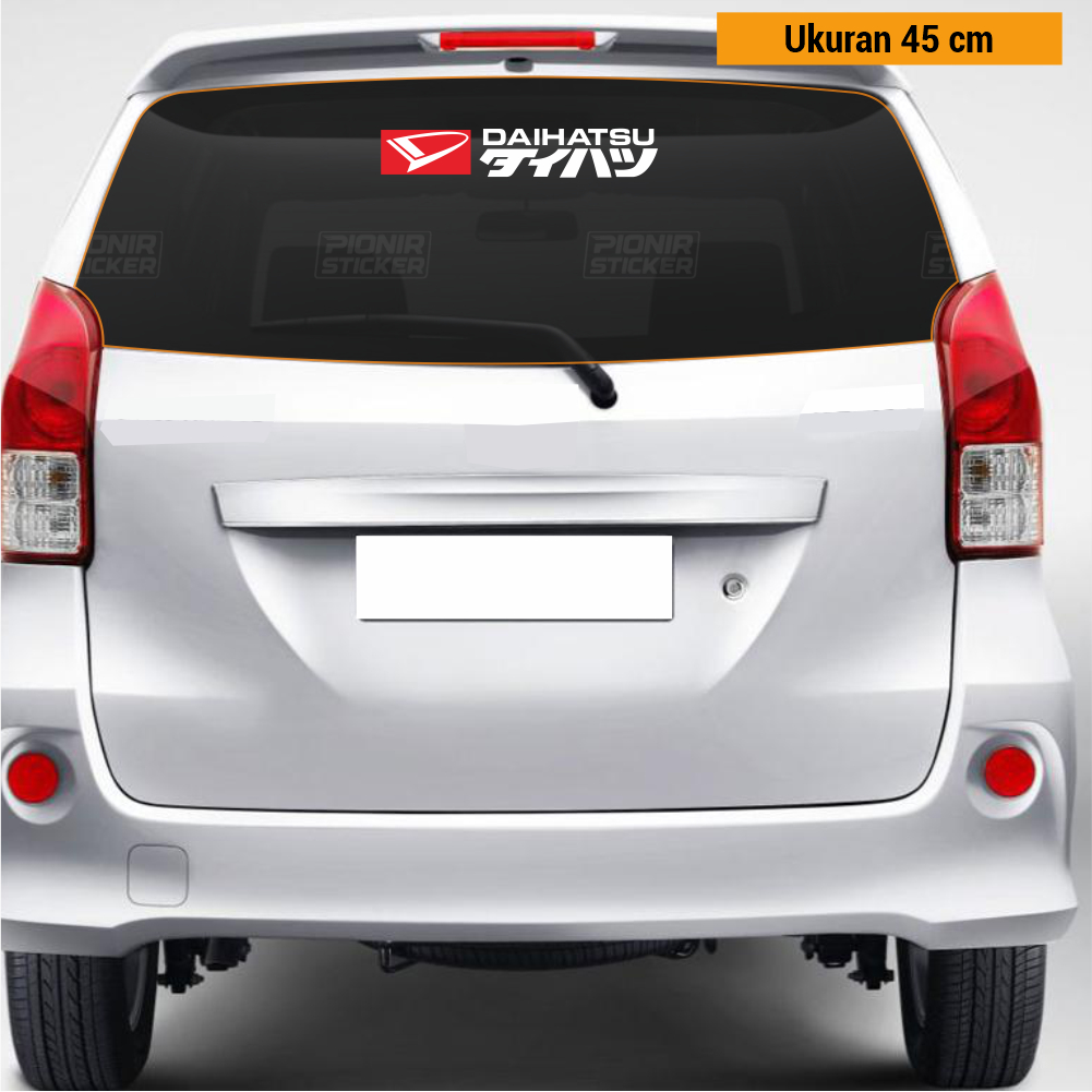 Stiker Daihatsu cutting sticker Daihatsu japan mobil xenia terios