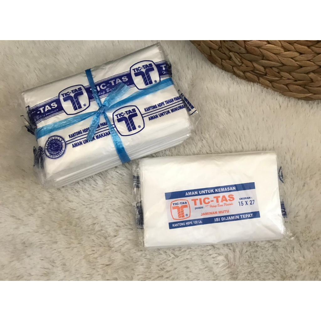 HD Tic Tas 15x27 Tahan Panas / HD Anti Panas 1kg / Plastik Anti Panas 1000gr / Plastik Tahan Panas