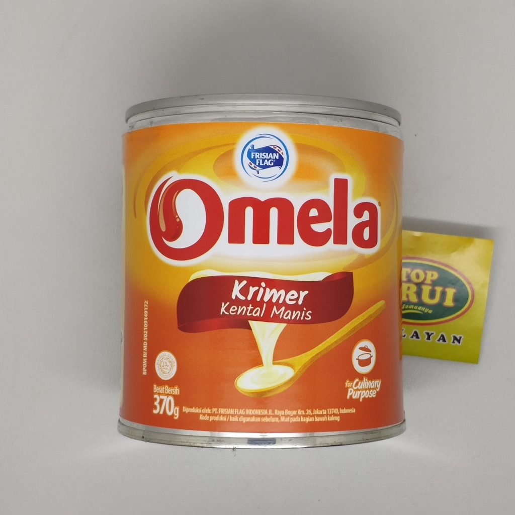 

Frisian Flag Omela Krimer Kental Manis Kaleng 370g