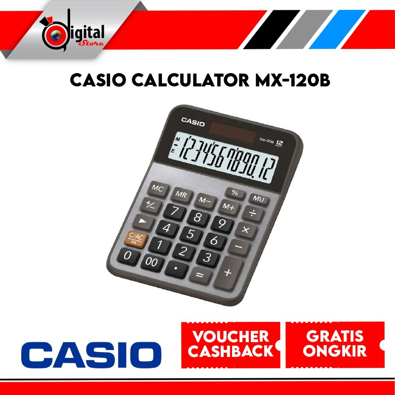 

Casio Calculator MX-120B / Kalkulator Casio MX 120B