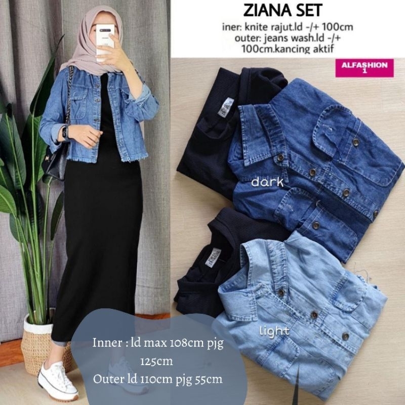 (COD) NEW ZIANA SET / SANIA SET / AMORA SET / ONE SET WANITA / ONE SET KNITE / ONE SET ROMPI / HIJAB