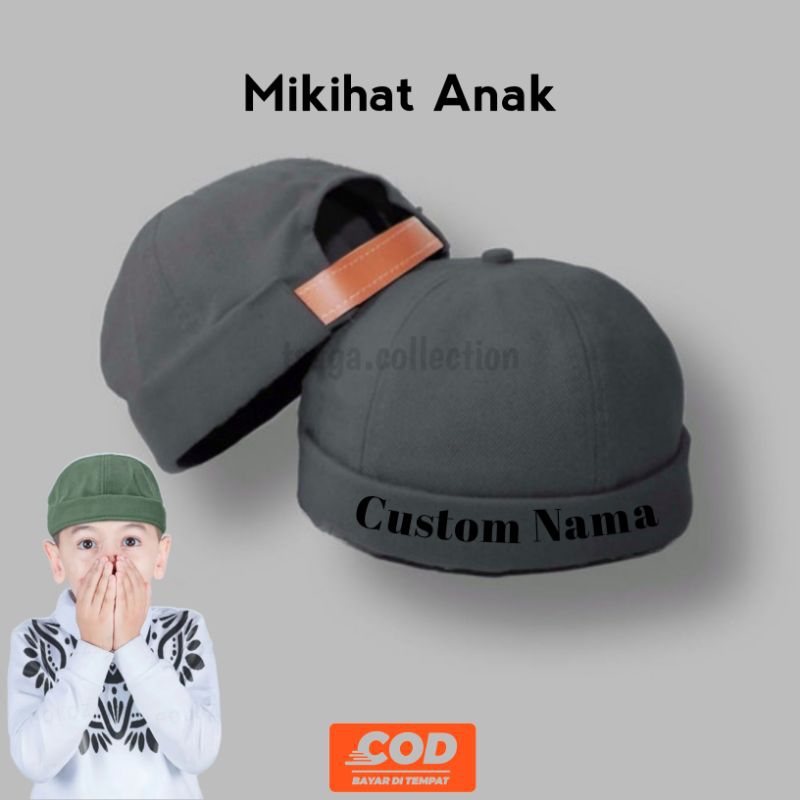 Topi Peci Mikihat anak#topi peci hat anak