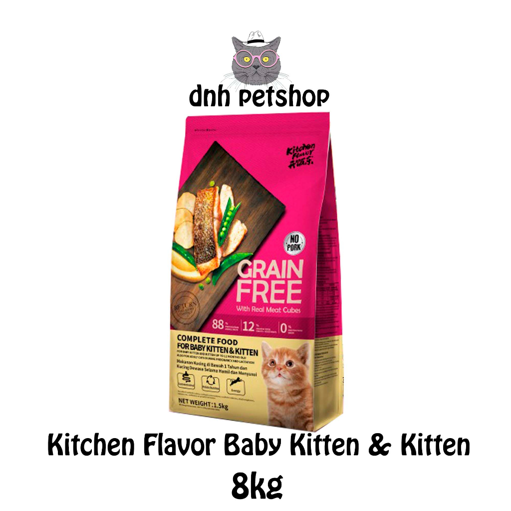 Kitchen Flavor Baby Cat &amp; Kitten 8kg KF Kitten Grain Free 8 kg