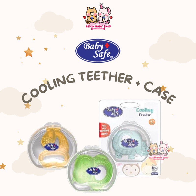 Baby Safe Cooling Teether With Case TT005 With Purified Water Mainan Gigitan Bayi