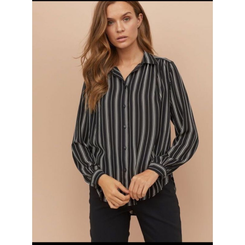 Kemeja garis garis merk H&M