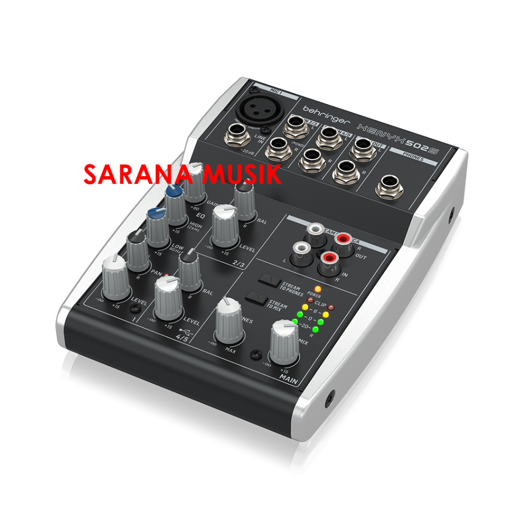 Mixer Audio Behringer Xenyx 502S Xenyx-502S Xenyx502S 5 Input Analog Mixer Original