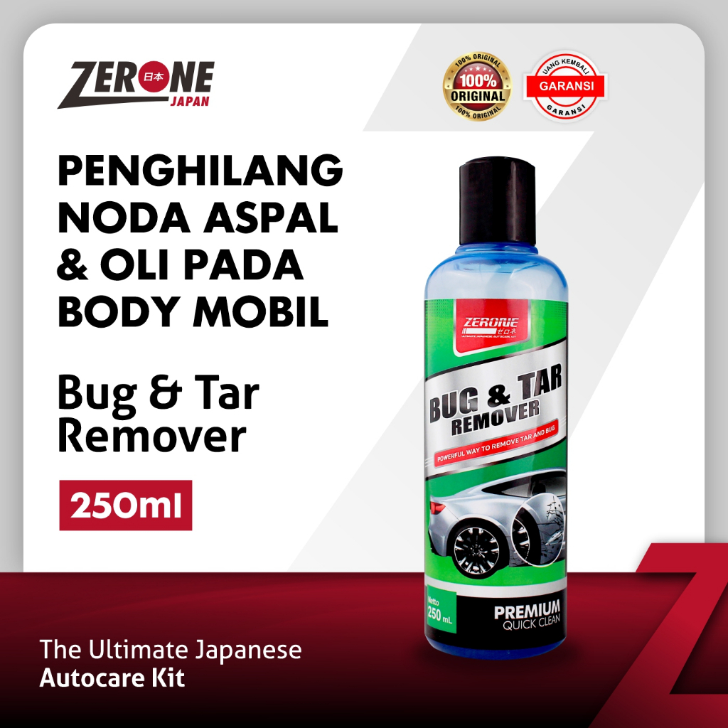 REMOVER BUG &amp; TAR ZERONE PEMBERSIH NODA OLI NODA ASPAL YANG ADA DI BODY MOBIL AVANZA XENIA MOBILIO