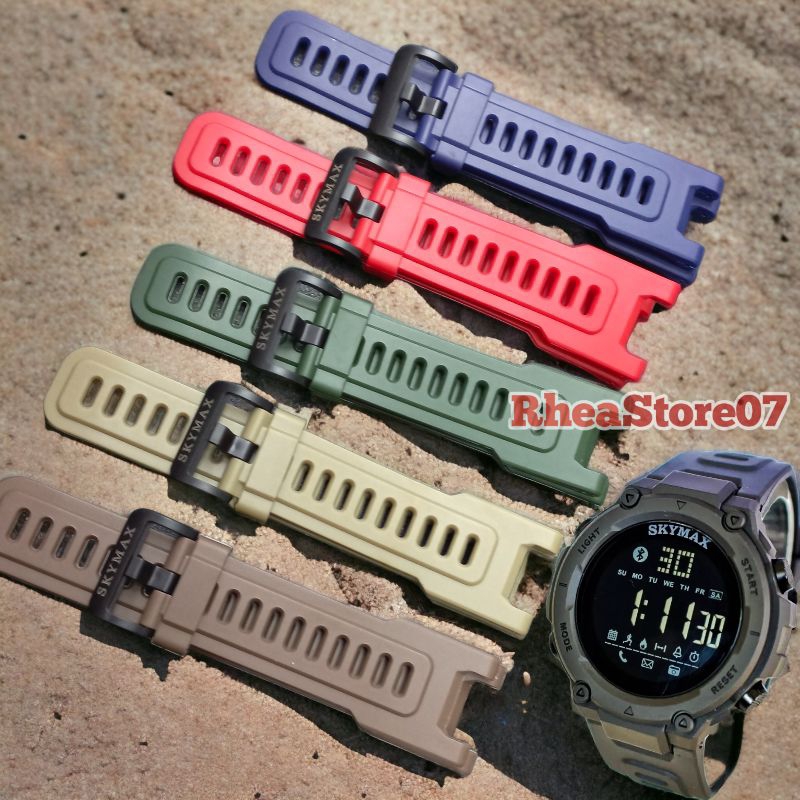Tali Jam Tangan Rubber SKYMAX 2026 G ORI
