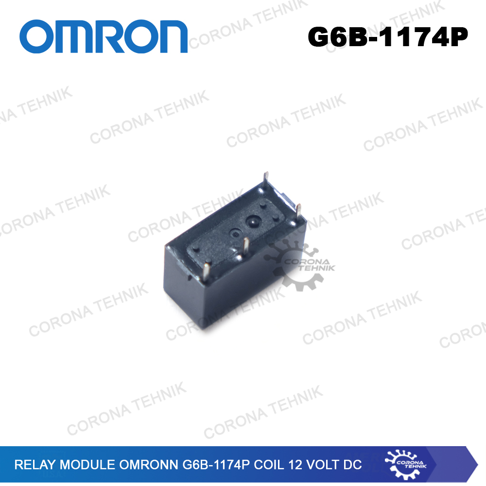 12 Volt DC Relay Module OMRON G6B-1174P Coil