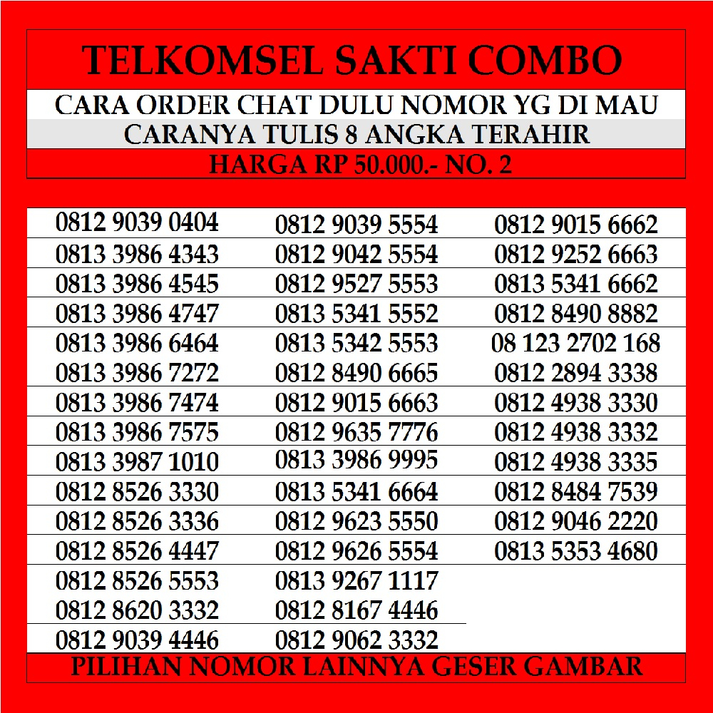 Nomor Cantik Simpati, LOOP AS Kartu Perdana Telkomsel