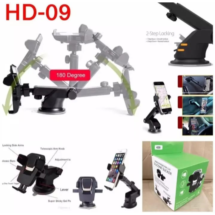 Holder Hp Mobil Car Phone Holder Dudukan Hp HD-09 Stand Holder