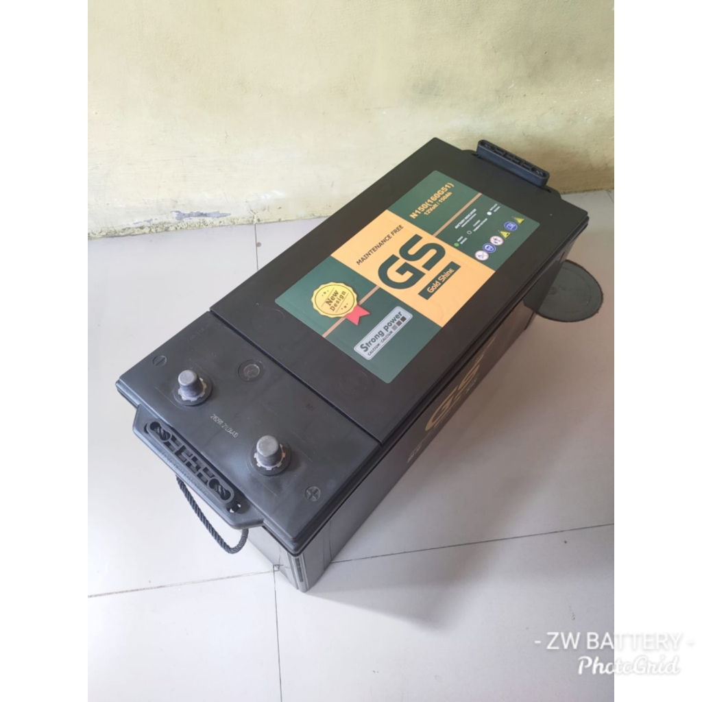 AKI KERING TRCUK, BUS, KAPAL N150 GS MF 12V 150AH