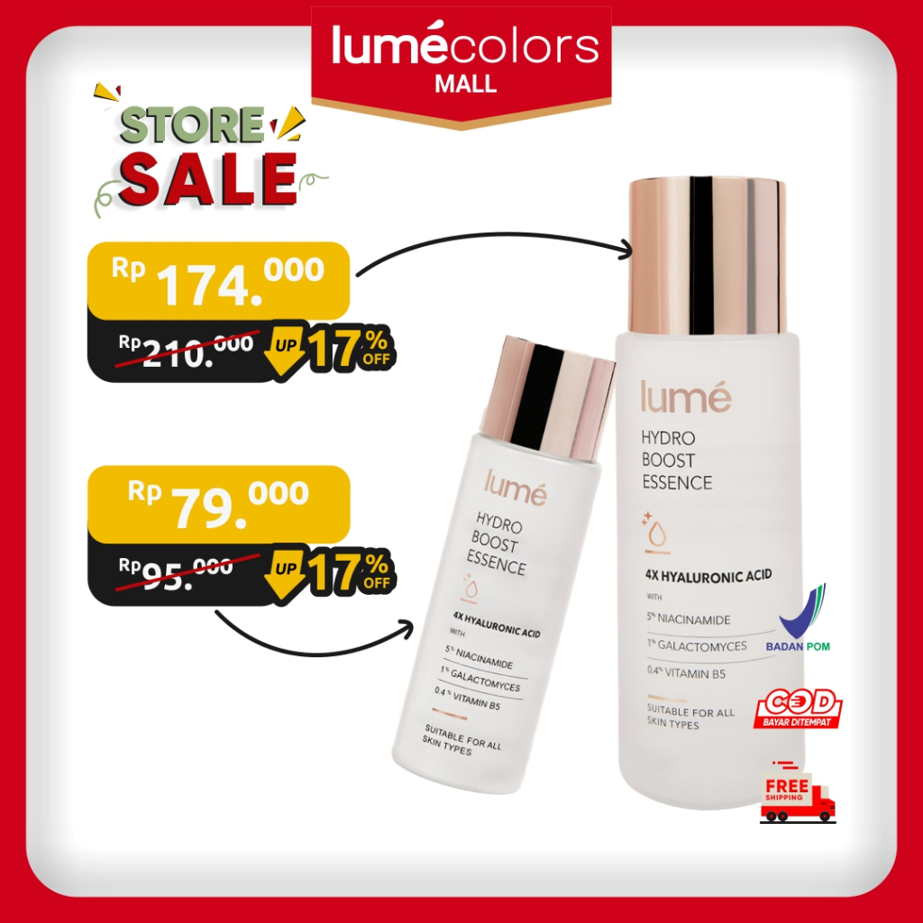 LUME Skincare Hydro Boost Essence Mencerahkan