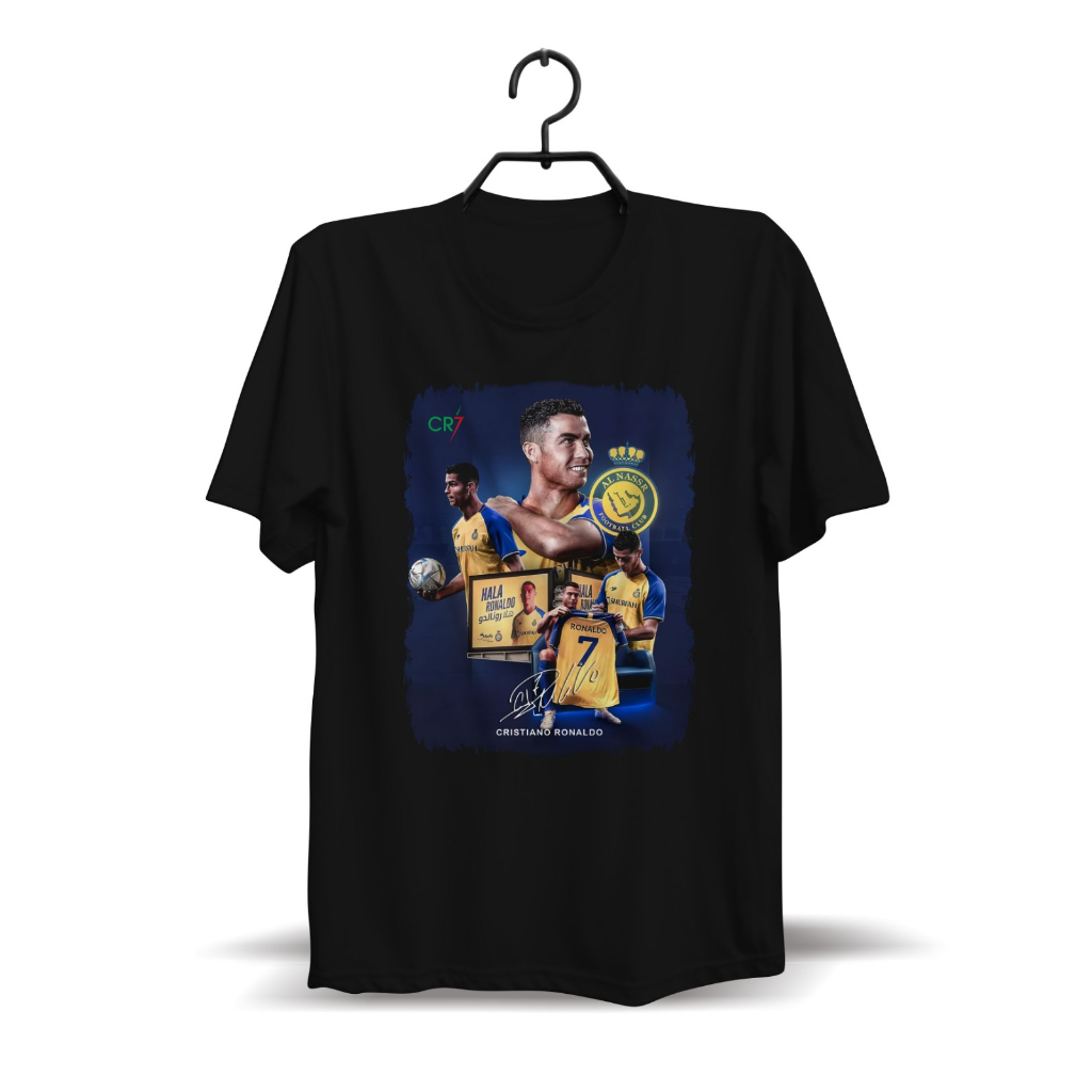 soa56 - BAJU KAOS PRIA / KAOS CRISTIANO RONALDO PREMIUM SABLON DTG