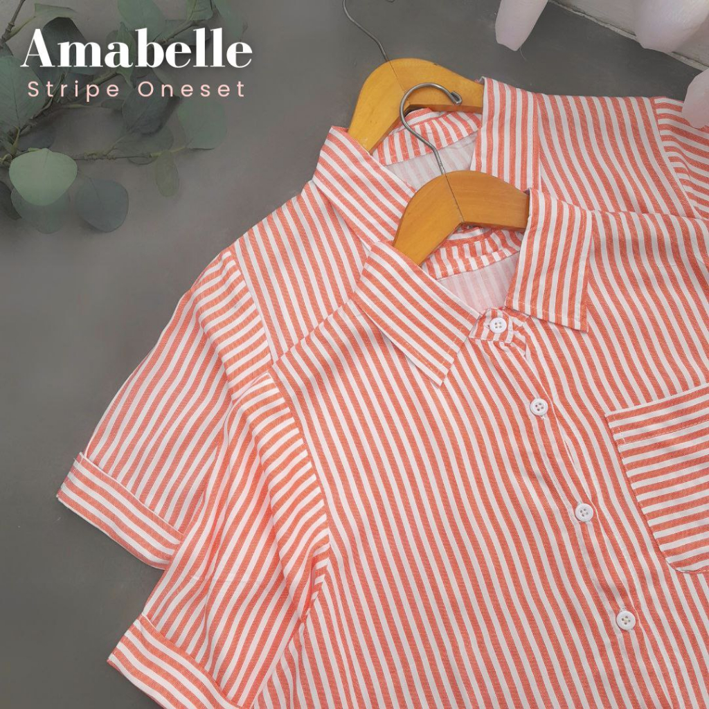 CallieTamami - A 6557 Amabelle Stripe Oneset